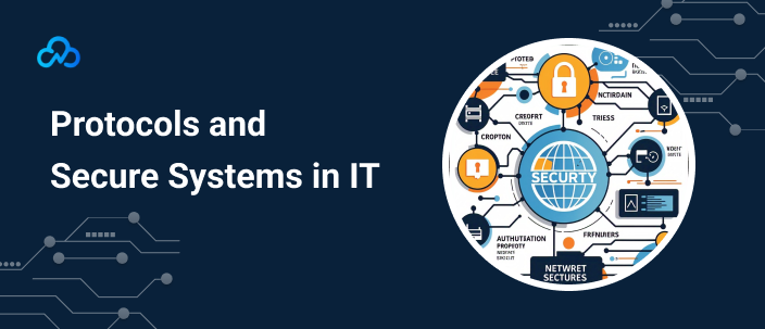Cybersecurity protocols securing data transmission