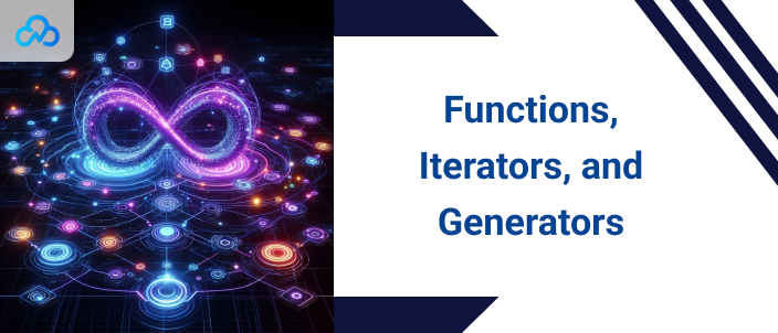 Illustration of Python functions and generators in cloud computing.