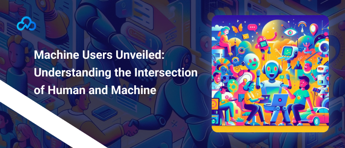 AI-driven machine interacting with a digital marketplace.