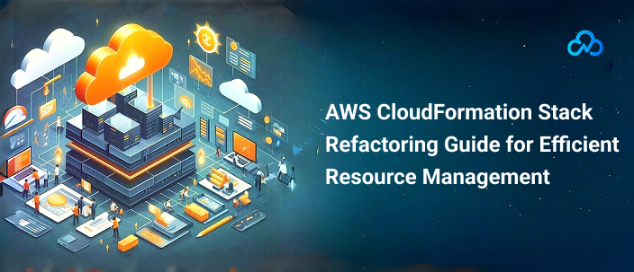 CloudFormation stack refactoring process illustration