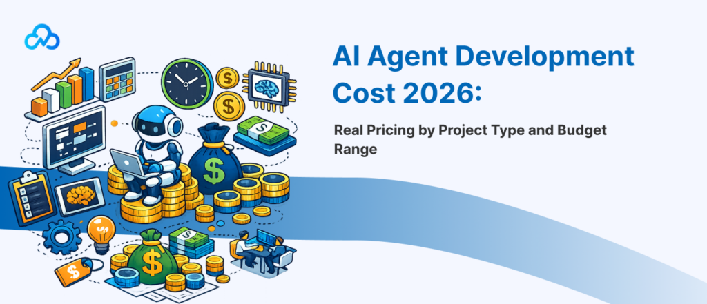 AI agent development cost in 2026 with pricing based on project type, complexity and development requirements