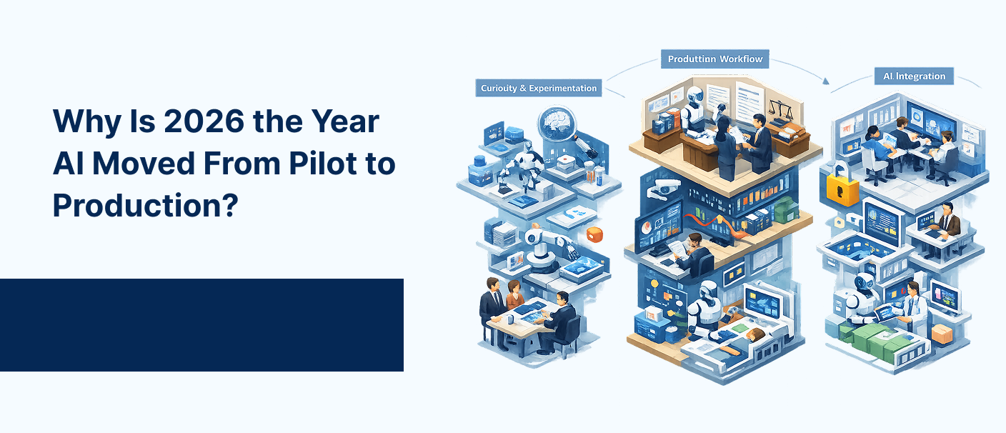 Enterprise AI moving from pilot to production workflows in 2026