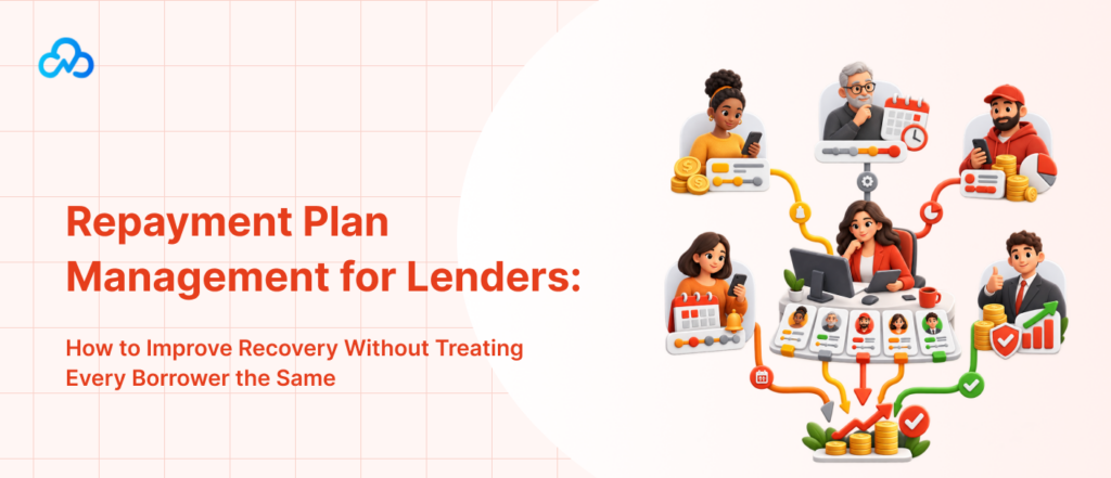 Repayment plan management for lenders to improve loan recovery